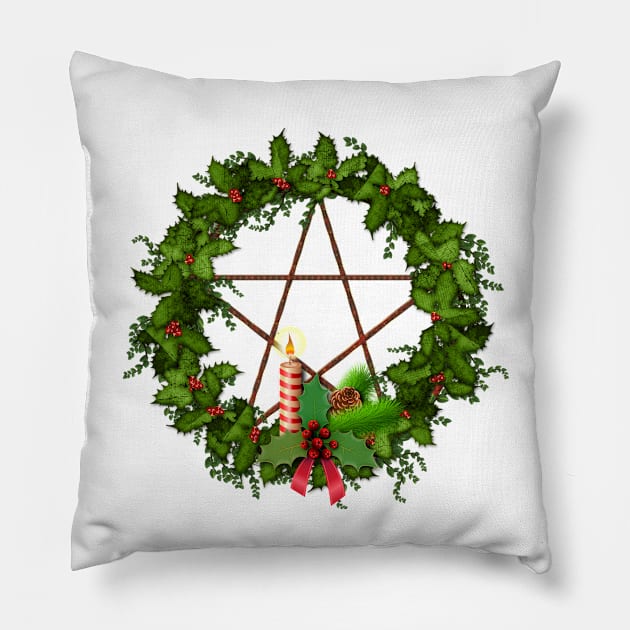 Blessed Yule Pillow by The Cottage Cauldron