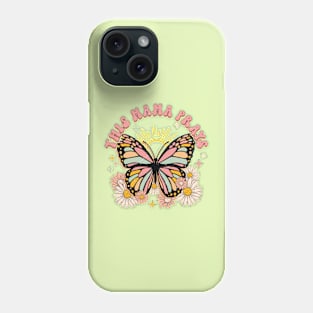 This Mama Prays Retro Butterfly for Mothers Day Phone Case