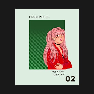 Fashion Girl Fashion Design 02 T-Shirt