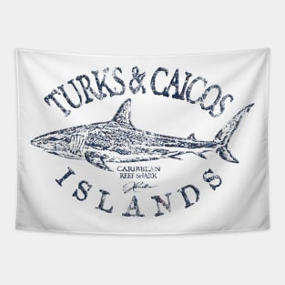 Turks & Caicos Islands Caribbean Reef Shark Tapestry