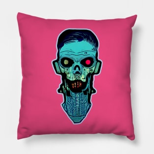 Cyberpunk Frank Halloween Cyborg Pillow