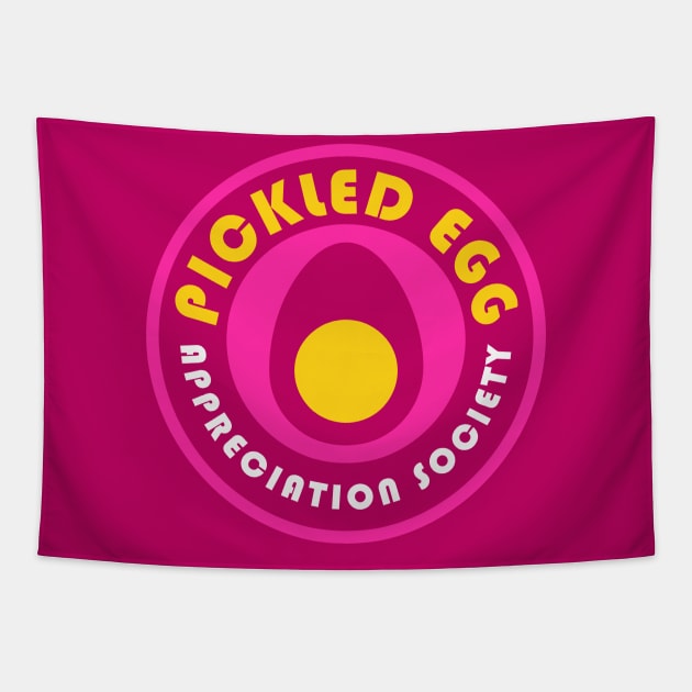 Pickled Eggs Appreciation Society Tapestry by PodDesignShop