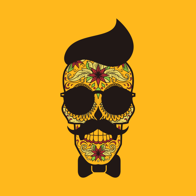 Disover Calavera Macho - Calavera - T-Shirt