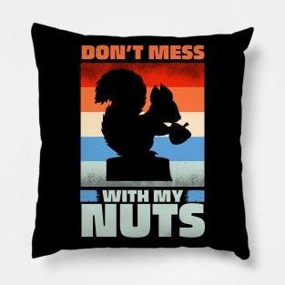 Funny Squirrel Quote Pillow