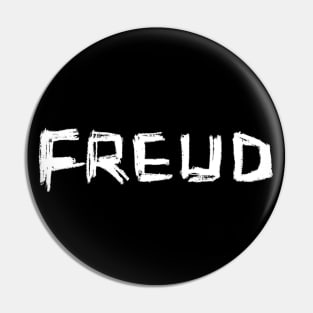 Freud, Handwritten Name Pin