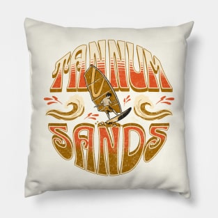 Tannum Sands, Queensland, Vintage Distressed Graphic Pillow