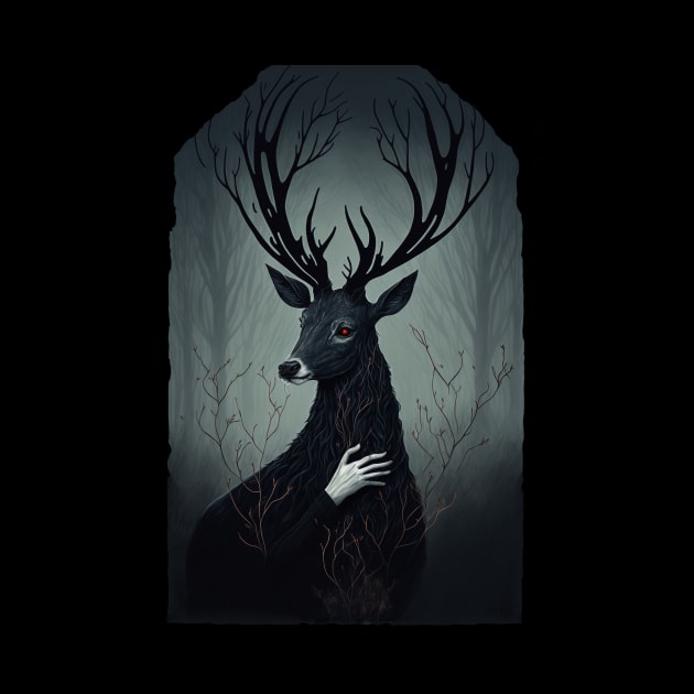 Gothic Deer Priest by Enyr's little witchy corner