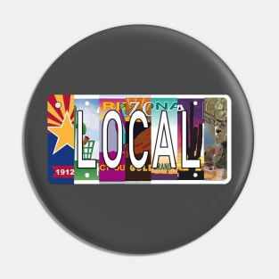 Arizona Local, License Plates Pin