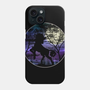 Night unicorn Phone Case