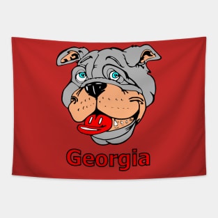 Bulldog Georgia Tapestry