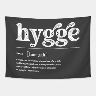 Hygge Definition Happiness & Cozy Comfort Tapestry