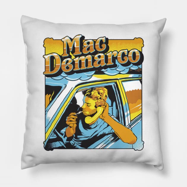 Mac Demarco Pillow by shout bay_city