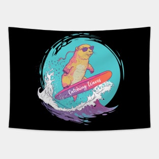 Catching Waves: Surfing Serenity Tapestry