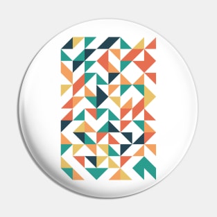 Cute Geometric Colourful Triangle Pattern Pin