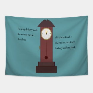 hickory dickory dock Tapestry