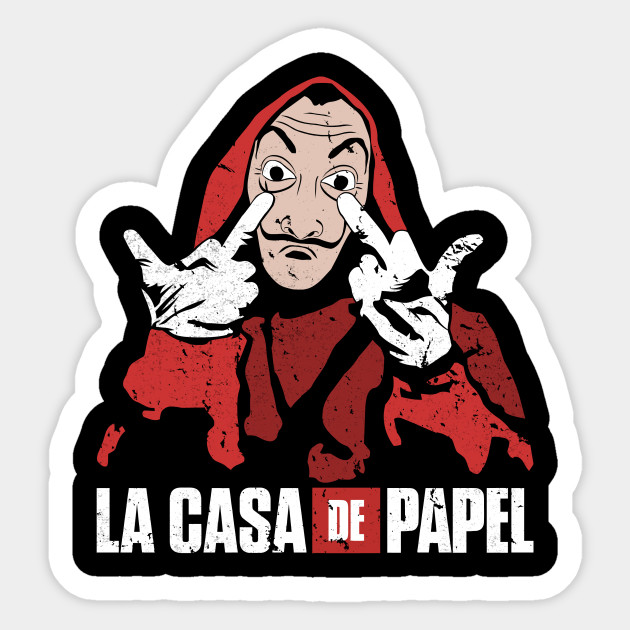 The Resistance - La Casa De Papel - Sticker | TeePublic