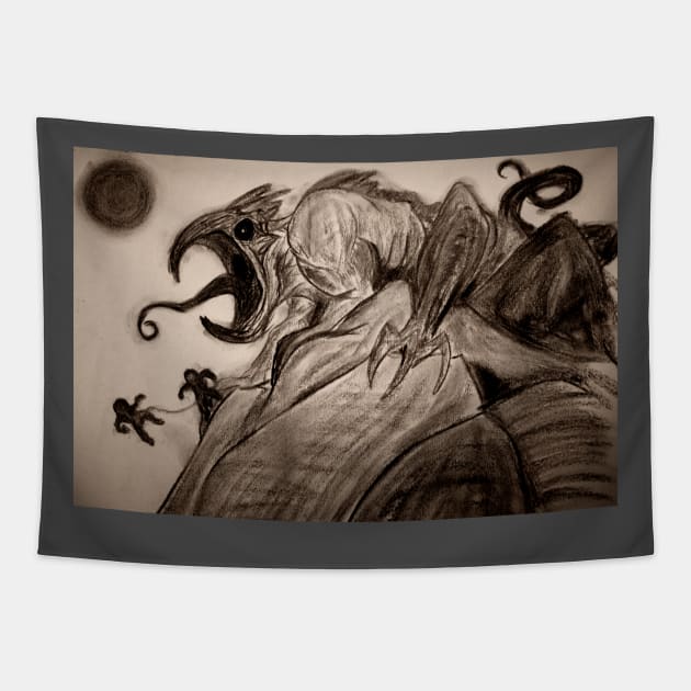 Space Mountain Terror Tapestry by Cosmic Terrors