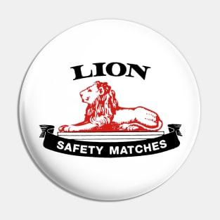 Lion Matches Pin