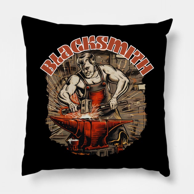 Blacksmith Pillow by Noshiyn