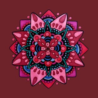 Plum Pop Mandala T-Shirt