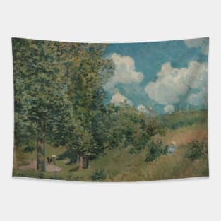 The Road from Versailles to Saint-Germain by Alfred Sisley Tapestry