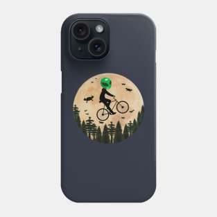 Funny alien rider Phone Case