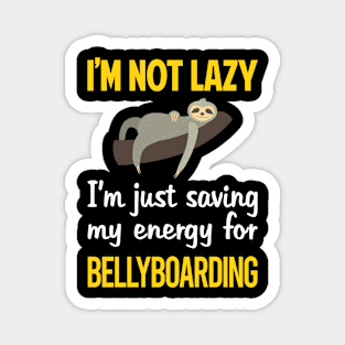 Funny Lazy Bellyboarding Magnet