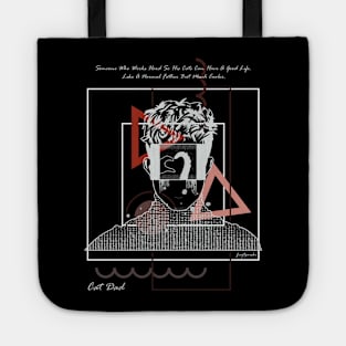 Love Sign Man and cat version 5 Tote