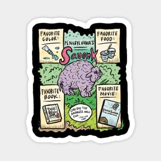 Squonk's Favorite Things Magnet