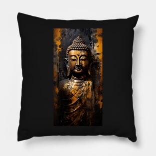 Painting of Lord Gauthama Budha Pillow