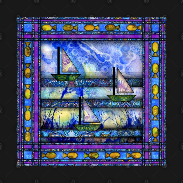 Sailboat Quilt by Zodiart