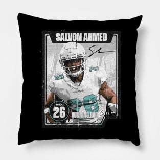 Salvon Ahmed Miami Card Pillow