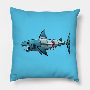 Robot Shark Pillow