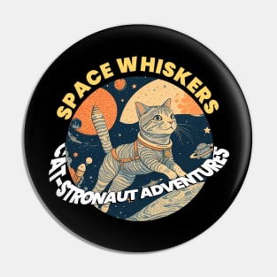 Space Whiskers: Cat-stronaut Adventures Pin