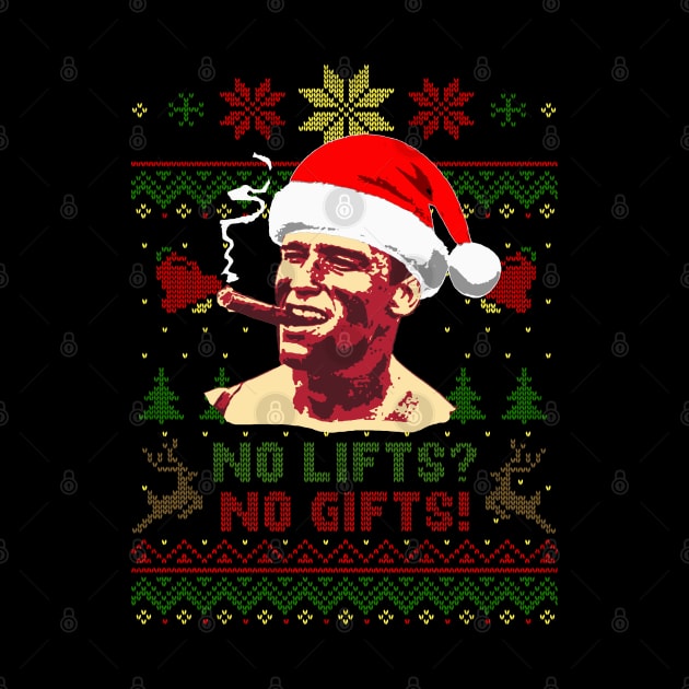 Arnold Schwarzenegger No Lifts No Gifts by Nerd_art