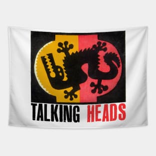 Talking Heads ••• Original 80s Style Fan Artwork Tapestry