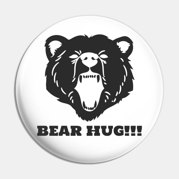 Bear Hug Hugs Bears Grizzly Bear Pin by Tip Top Tee's