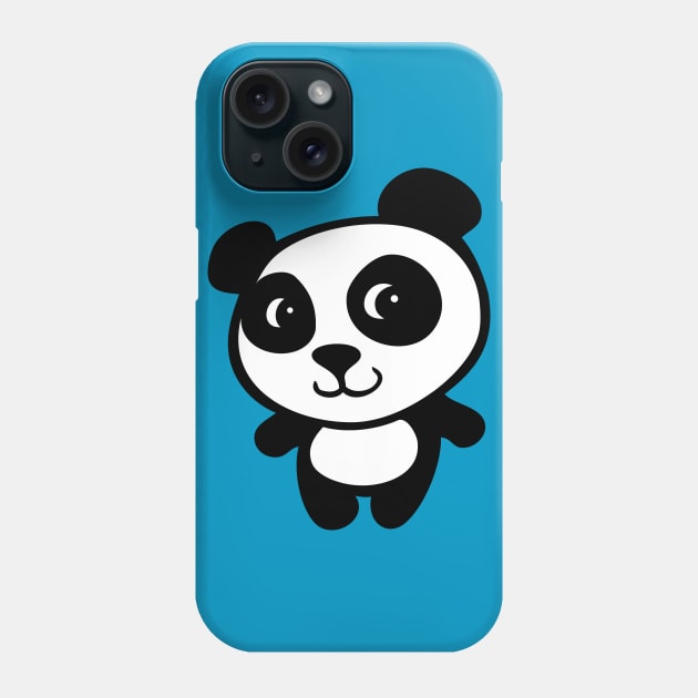 cute baby panda Phone Case by Huggy Mauve