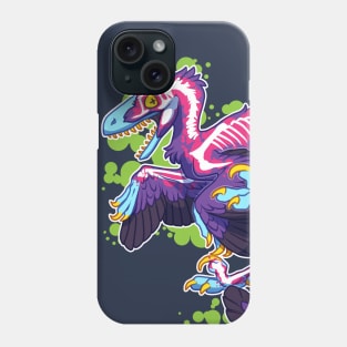 Radioactive Velociraptor Phone Case