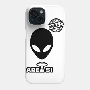 1ST Annual - Area 51 5k Alien T-shirt UFO Phone Case