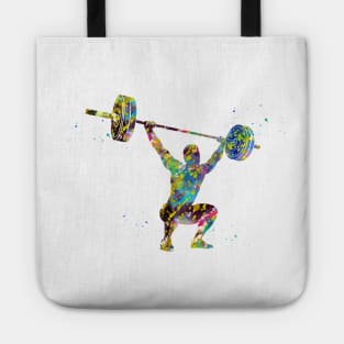 Male weightlifter Tote