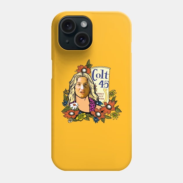 Fast Times - Spicoli Replaces the Colt 45 Donkey! Phone Case by RetroZest