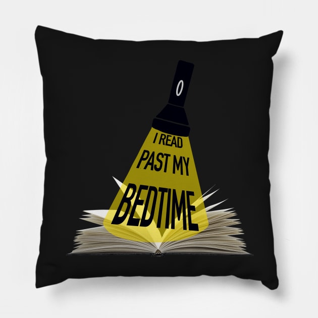 I Read Past my Bedtime Pillow by maddie55meadows