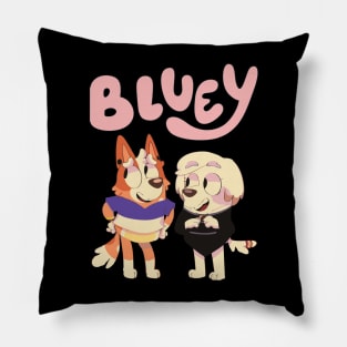 Bluey and Family Design Pillow