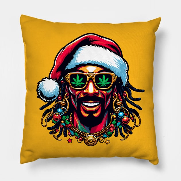 Snoop Dogg 05 Pillow by jeremykoplak