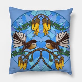 Fantail mosaic mirror Pillow