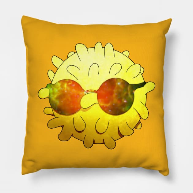 Cosmic Vision Belinda Pillow by doublebeta