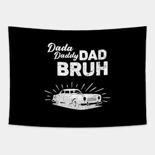 Dada Daddy Dad Bruh Retro Vintage Funny 2023 Fathers Day Tapestry