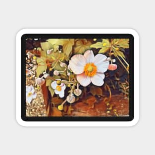 Autumn flowers design Magnet