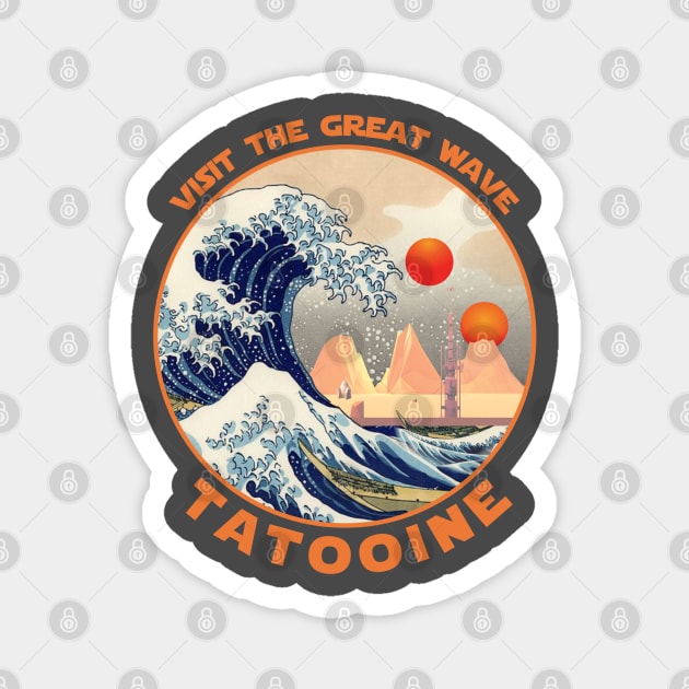 Visit Tatooine Magnet by balibeachart